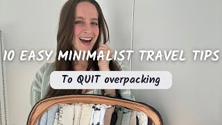 Learn to pack like a PRO with these 10 EASY travel packing tips [upl. by Nahsrad]