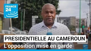 Au Cameroun les partis dopposition mis en garde avant la présidentielle de 2025 • FRANCE 24 [upl. by Nod]