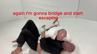 BJJ Escape side control then finish with the Darce 🥋 bjj bjjblackbelt [upl. by Enitsirc]