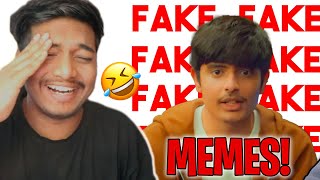 Ajju Bhai Fake Face Reveal Meme😂  BBF Meme Review [upl. by Jovi889]