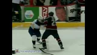 Scott Nichol vs Kevin Bieksa Mar 9 2006 [upl. by Ranitta311]