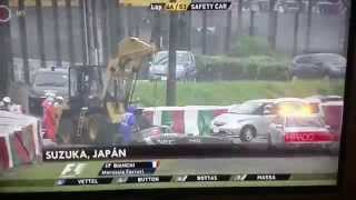 Jules Bianchi balesete suzuka crash aquaplaning [upl. by Peltz619]