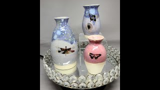 How to use Gold Overglaze Transfers on Pottery [upl. by Airasor]