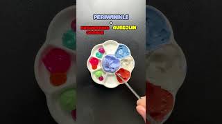 MIXING WITH PERIWINKLE satisfying colorfulmixing colormixing [upl. by Cinemod187]