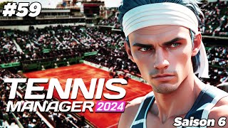 TELLEMENT DE FAUTE DIRECTE  Carrière Tennis Manager 2024 59 [upl. by Evy866]