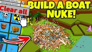 NEW NUKE ITEM in BUILD A BOAT💥 With Znac [upl. by Sesilu]