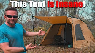 The Most IMPRESSIVE Hot Tent That I Have Seen Yet  NatureHike Dune Tent [upl. by Dupuy]