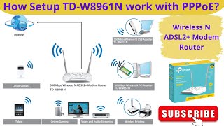 How to Quick Setup TPLink TDW8961N 300Mbps Wireless N ADSL2 Modem Router  English [upl. by Fulcher387]