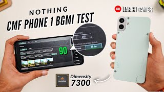 CMF Phone 1 90FPS Bgmi Test  90FPS Gaming At Just ₹15000🔥 [upl. by Eyaj]