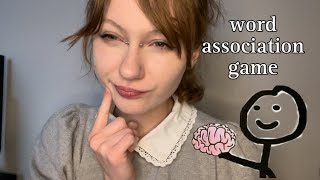 asmr word association brain game  testing your intuition [upl. by Ferneau]