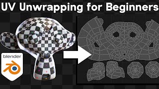 UV Unwrapping for Beginners Blender Tutorial [upl. by Bumgardner579]