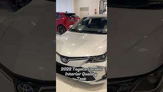 2022 Toyota Corolla  POV Interior Quality Test asmr cars [upl. by Assened]