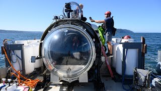 Dive to the bottom of Puget Sound in OceanGates Cyclops 1 submersible [upl. by Kimber]