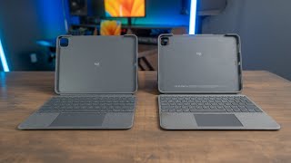 Which to Buy Logitech Combo Touch Vs Folio Touch Cases for iPad Pro [upl. by Amyaj707]