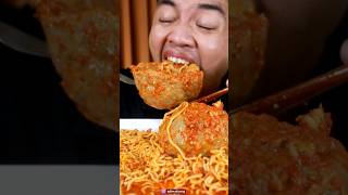 Makan bakso mangkok iga  bakso beranak mercon 🥵 shorts shortvideo [upl. by Ahcire461]