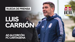 Rueda de prensa de Luis Carrión  Previa Alcorcón 101221 [upl. by Anerda]