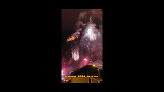 Funchal Madeira 2024 New Years Eve Sow of Fireworks Ano Novo Madeira Island Portugal [upl. by Herwig]