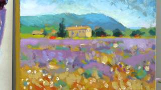 How to paint like Monet Part 4  Stepbystep Impressionist landscape painting [upl. by Morrissey]