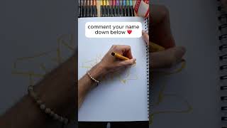 How to draw graffiti style graffiti art calligraffiti drawing asmr [upl. by Medorra]