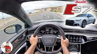 The 2023 Audi S7 Sport S Might Be the Best Daily Under 100K POV Drive Review [upl. by Nala225]