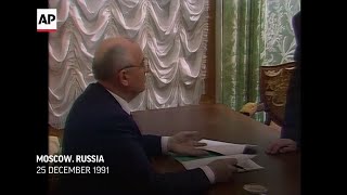 Gorbachev resignation 30 years ago marked USSRs end [upl. by Mcgruter]