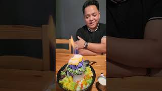 Flaming Halo Halo halohalo desert philippines food youtubeshorts trending viralvideo pinoy [upl. by Il30]