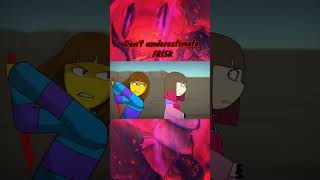 Glitchtale epic moment Part 1 glitchtale frisk edit viral [upl. by Neladgam]