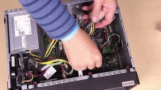 ThinkSystem ST50 V3 removing a power supply unit [upl. by Ahsimot]