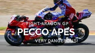 recap crash aragon gp 2024 [upl. by Attolrahc]