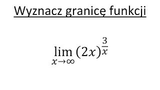 Granica funkcji cz10 Reguła de lHospitala [upl. by Shara]