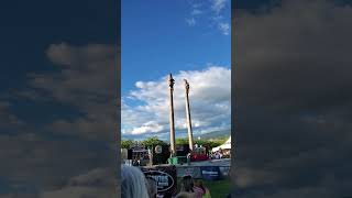 Pole climbing Lumberjack show [upl. by Nnaeirb]