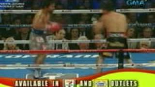 Pacquiao vs Marquez 4 Knockout 6th Round 120812 [upl. by Nimrac]