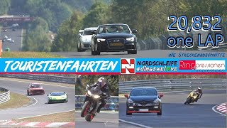 20832 Nürburgring Nordschleife one LAP Touristenfahrten alle Streckenabschnitte Ringpressionen 💚 [upl. by Nnayar]