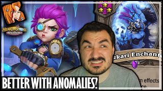 DRAKKARI IS EVEN BETTER WITH ANOMALIES  Hearthstone Battlegrounds [upl. by Sherrer]