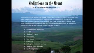 The Lords Prayer  Christian Meditation  Meditations on the Mount [upl. by Ainaj461]