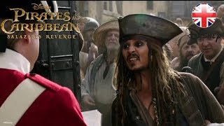 PIRATES OF THE CARIBBEAN  Salazars Revenge CLIP – Guillotine  Official Disney UK [upl. by Miran]