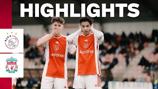 Ajax U18s score TEN  GOALS against Liverpool 🤯  Highlights Ajax O18  Liverpool O18  Friendly [upl. by Otanod853]