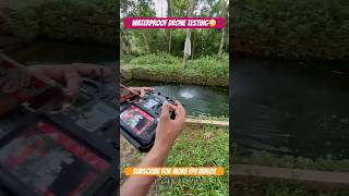 Fully waterproof fpv drone✅🚀😍 by ajufpv🙌 fpv waterproof drone testing quadcopter fpvracing [upl. by Leeban840]