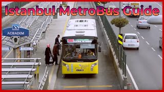 🇹🇷 Istanbul Metrobus Guide  24 Hour Travel Map explanation [upl. by Adachi]