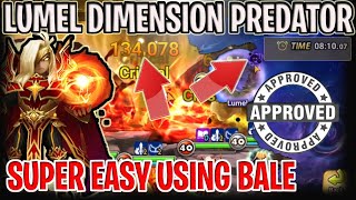 BEST LUMEL DIMENSION PREDATOR GUIDE HOW TO BEAT THE BOSS  Summoners War [upl. by Lay]