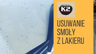 Usuwanie smoły i asfaltu z lakieru  K2 TAR REMOVER [upl. by Saunders]