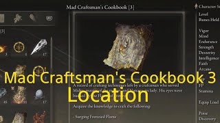 ELDEN RING dlc  Mad Craftsmans Cookbook 3 location [upl. by Idna688]