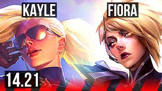 KAYLE vs FIORA TOP  7 solo kills 1138  KR Diamond  1421 [upl. by Garnet861]