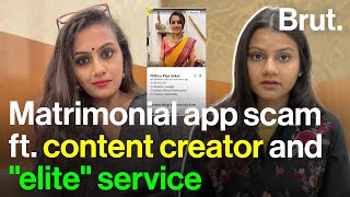 Matrimonial app scam ft content creator and quotelitequot service [upl. by Enos654]