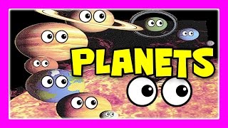 Planet Song  Planets of Solar System with Pluto  Educational Video by JeannetChannel [upl. by Notwen223]