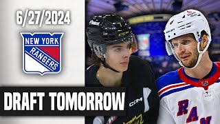 The NHL Draft Is Tomorrow Who Will The Rangers Pick Trouba amp Kakko Being Shopped amp More [upl. by Pauly]