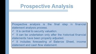 Prospective Analysis [upl. by Mayram]