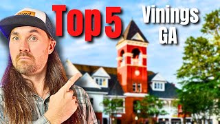 Top 5 Reasons Why People Are Moving To Vinings GA [upl. by Oiludbo]