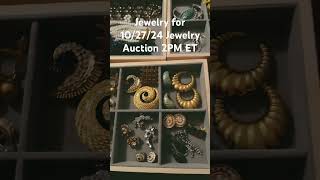 Jewelry for 102724 Auction Sterling Carnegie Nina Ricci Weiss Lucite Bakelite Celluloid [upl. by Tolland538]