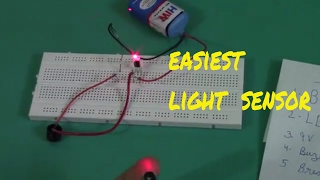 light sensor by using ldr without resistor [upl. by Ecinreb]